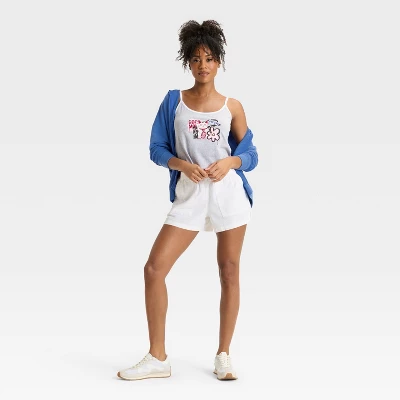 Women's Good Luck Graphic Tank Top - Heather Gray 2 Women's Good Luck Graphic Tank Top - Heather Gray - Image 2