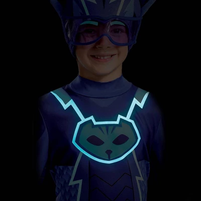 Hasbro Toddler PJ Masks Catboy Classic Halloween Costume Jumpsuit With Headpiece 4-6 5 Hasbro Toddler PJ Masks Catboy Classic Halloween Costume Jumpsuit With Headpiece 4-6 - Image 5