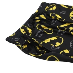 Men's Adult Batman Black Sleep Pants - Gotham Knight Comfort For Superhero Fans