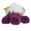 Aurora Large Purple Dragon Snoozles Laid-back Stuffed Animal 17"