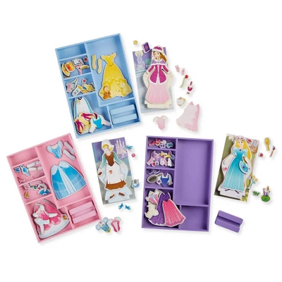 Melissa & Doug Disney Cinderella And Belle And Rapunzel Magnetic Dress-Up Wooden Dolls 6 Melissa & Doug Disney Cinderella And Belle And Rapunzel Magnetic Dress-Up Wooden Dolls - Image 6