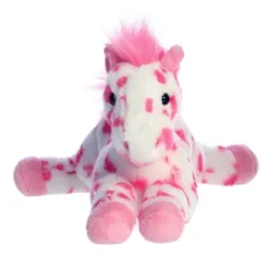 Aurora Flopsie 12" Dolly Pinto Horse Pink Stuffed Animal