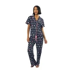 Hello Kitty & Friends Character Heads Women's Polka Dot Sleep Shirt & Pants Set