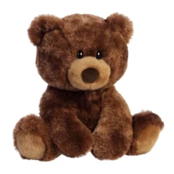 Aurora Bear 10" Coco Swirl Brown Stuffed Animal