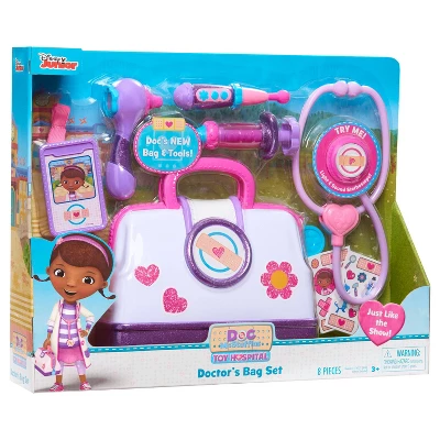 Just Play Doc McStuffins Toy Hospital Doctor's Bag Set 1 Just Play Doc McStuffins Toy Hospital Doctor's Bag Set