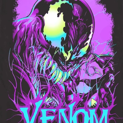 Marvel Men's Venom Graphic T-Shirt - Black 1 Marvel Men's Venom Graphic T-Shirt - Black