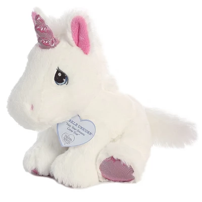 Aurora Precious Moments 8.5" Sparkle Unicorn White Stuffed Animal 2 Aurora Precious Moments 8.5" Sparkle Unicorn White Stuffed Animal - Image 2