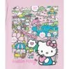 Hello Kitty Bustling City Women's Cradle Pink Crew Neck Short Sleeve T-shirt