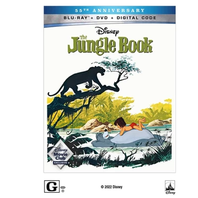 Disney Jungle Book 55th Anniversary (Blu-ray + DVD + Digital) 1 Disney Jungle Book 55th Anniversary (Blu-ray + DVD + Digital)