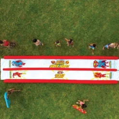 WOW Flash Vs Superman Super Slide 6' X 25" Double Lane Water Slide -Toys Sale Store GUEST bc48aec2 d7d5 441d adeb deebd0b055ec