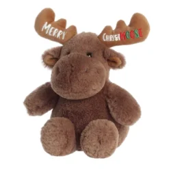Aurora Medium Brown JUST SAYIN' 7.5" Merry Christmoose Witty Stuffed Animal -Toys Sale Store GUEST bc81e922 baec 4ee2 846d 0f87a46cfc0b