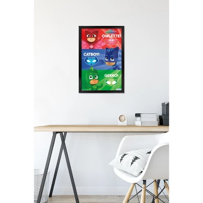 Trends International PJ Masks - Trio Framed Wall Poster Prints 5 Trends International PJ Masks - Trio Framed Wall Poster Prints - Image 5
