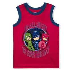 Boy's PJ Masks Graphic Printed 3 Piece Casual Wear Coordinates, Shirt, Tank Top, And Shorts Set For Toddler -Toys Sale Store GUEST c19b2b8c 74e7 4aa4 9e18 47d559c9b9ad