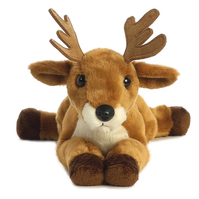 Aurora Medium Brown Flopsie 12" White Tailed Buck Adorable Stuffed Animal 1 Aurora Medium Brown Flopsie 12" White Tailed Buck Adorable Stuffed Animal