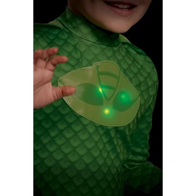 PJ Masks Gekko Deluxe Toddler Costume W/Lights, Small (2T) 2 PJ Masks Gekko Deluxe Toddler Costume W/Lights, Small (2T) - Image 2