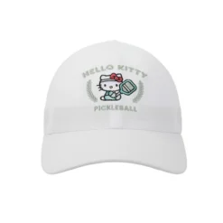 Hello Kitty Pickleball Elite Flex Women's White Unstructured Baseball Cap