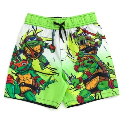 Teenage Mutant Ninja Turtles Raglan Pullover Rash Guard UPF 50+ Swim Trunks Outfit Set Toddler 4 Teenage Mutant Ninja Turtles Raglan Pullover Rash Guard UPF 50+ Swim Trunks Outfit Set Toddler - Image 4