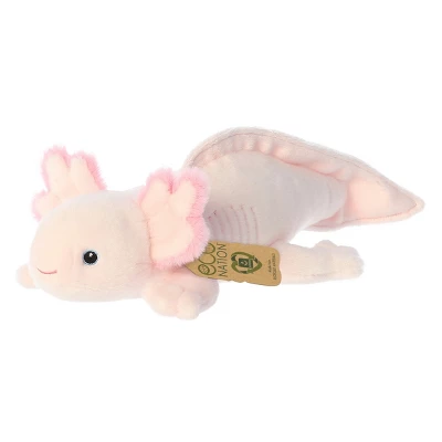 Aurora Eco Nation 14.5" Axolotl Pink Stuffed Animal 4 Aurora Eco Nation 14.5" Axolotl Pink Stuffed Animal - Image 4