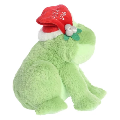 Aurora Small Green JUST SAYIN' 7" Mistle-Toad Witty Stuffed Animal 2 Aurora Small Green JUST SAYIN' 7" Mistle-Toad Witty Stuffed Animal - Image 2