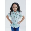 Disney Lilo & Stitch Minnie Mouse Baby Girls Hawaiian Button Down Shirt Infant