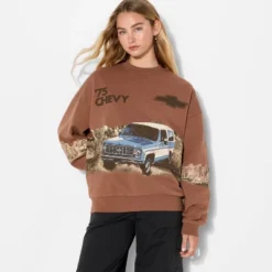 Women's Chevy Blazer Fleece Graphic Sweatshirt - Light Brown 6 Women's Chevy Blazer Fleece Graphic Sweatshirt - Light Brown -Toys Sale Store GUEST cfbdac66 2e7f 455f 9211 4f88efaa0163