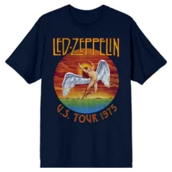 Led Zeppelin U.S. Tour 1975 Crew Neck Short Sleeve Men's T-shirt -Toys Sale Store GUEST d36e9f0e ef7b 48be 9e46 11082ca270f6
