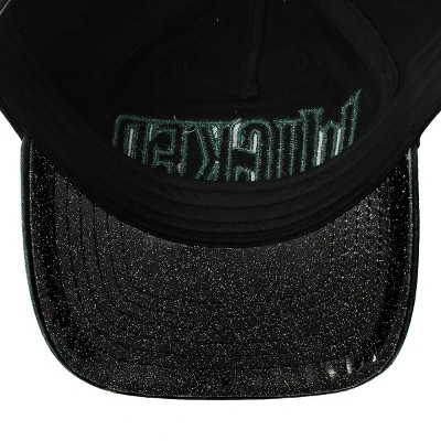 Wicked Glitter Print Logo Women's Black Unstructured Baseball Cap 5 Wicked Glitter Print Logo Women's Black Unstructured Baseball Cap - Image 5