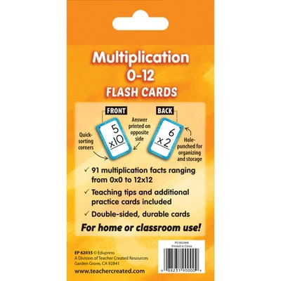 Edupress Multiplication 0-12 Flash Cards 2 Edupress Multiplication 0-12 Flash Cards - Image 2