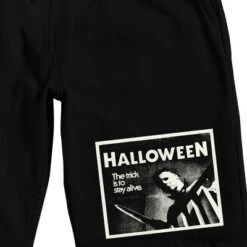 Halloween Michael Myers Men's Black Lounge Shorts