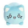 Aurora Small Marble Soda Meowchi Tasty Peach Enchanting Stuffed Animal Blue 7"