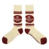 Dr Pepper Vintage Soda Logo Men's Casual Crew Socks