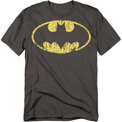 Men's Batman - Logo T-Shirt Classic Logo Distressed 6 Men's Batman - Logo T-Shirt Classic Logo Distressed - Image 6