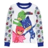 PJ Masks Toddler Boys' Gekko Catboy Owlette Title Logo Sleep Pajama Set Multicolored
