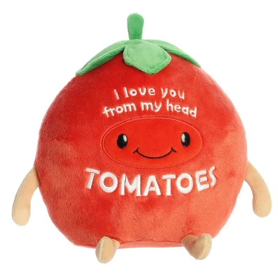 Aurora Small Love You From Head To Tomatoes JUST SAYIN' Witty Stuffed Animal Red 8" 1 Aurora Small Love You From Head To Tomatoes JUST SAYIN' Witty Stuffed Animal Red 8"
