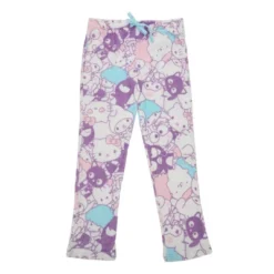 Hello Kitty & Friends Characters All-Over Print Women's Purple Cloud Wash Plush Sleep Pajama Pants -Toys Sale Store GUEST da75bf91 24ba 40f2 be1c dd245859d680