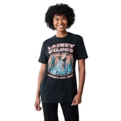 Lainey Wilson Country's Cool Again Women's Charcoal Crew Neck Short Sleeve T-shirt -Toys Sale Store GUEST dac87c0c 827f 4cb4 977f 05808263eca2