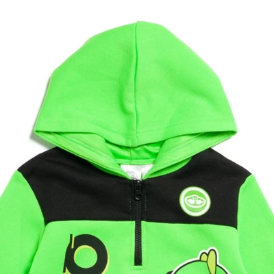 PJ Masks Gekko Fleece Half Zip Hoodie Toddler 1 PJ Masks Gekko Fleece Half Zip Hoodie Toddler