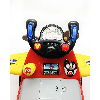 Kiddieland Disney Mickey Mouse Clubhouse Plane Light And Sound Activity Ride-On 2 Kiddieland Disney Mickey Mouse Clubhouse Plane Light And Sound Activity Ride-On - Image 2