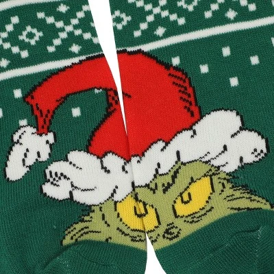 The Grinch & Max Character Prints Women's 3-Pair Pack Casual Quarter Crew Socks 4 The Grinch & Max Character Prints Women's 3-Pair Pack Casual Quarter Crew Socks - Image 4