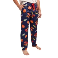 Pixar Cars Lightning McQueen & Radiator Springs Logos Adult Navy Sleep Pajama Pants -Toys Sale Store GUEST dfdf7f2a f358 4eab b9c2 95b4c1f004c1
