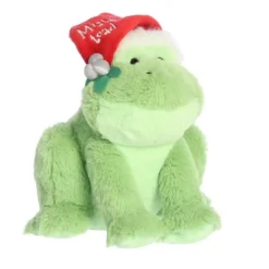 Aurora Small Green JUST SAYIN' 7" Mistle-Toad Witty Stuffed Animal