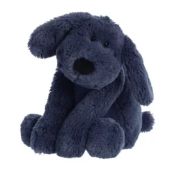 Aurora Huggle Buddies 13" Dexter Dog Blue Stuffed Animal