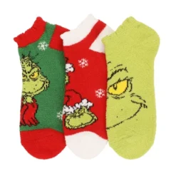 The Grinch AOP Big Face Womens Ankle Socks 3 Pack -Toys Sale Store GUEST e6e1226c 8e9e 43d7 8f91 50550238fbad