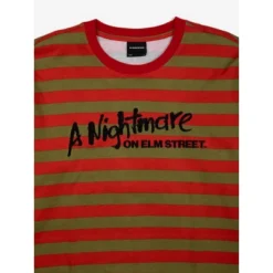 A Nightmare On Elm Street Logo Crew Neck Long Sleeve Striped Adult Tee -Toys Sale Store GUEST e75ad514 28e2 490b 80d6 20f2dcb74a2a