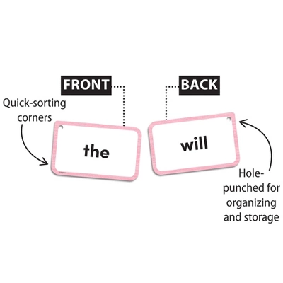 Edupress Sight Words - Beginning Words (Level A) Flash Cards 4 Edupress Sight Words - Beginning Words (Level A) Flash Cards - Image 4