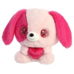 Aurora Lenticular 6" Dog In Love Pink Stuffed Animal -Toys Sale Store GUEST ea5a8206 b5ed 464c a66e 2de41522c8e5