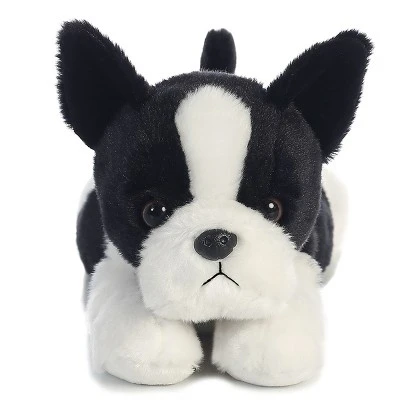 Aurora Flopsie 12" Buster Boston Terrier Black Stuffed Animal 2 Aurora Flopsie 12" Buster Boston Terrier Black Stuffed Animal - Image 2