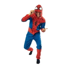 Spider-Man Costume Men's Hooded Onesie Cosplay Costume Union Suit