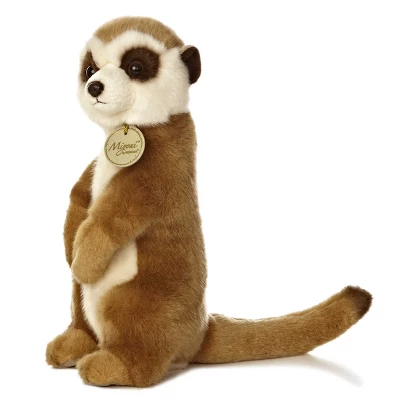 Aurora Miyoni 10" Meerkat Brown Stuffed Animal 2 Aurora Miyoni 10" Meerkat Brown Stuffed Animal - Image 2
