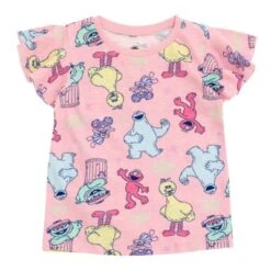 Sesame Street Elmo Cookie Monster Abby Cadabby Infant Baby Girls 3 Pack Peplum T-Shirts White / Pink 12 Months -Toys Sale Store GUEST eeec1e5b dae8 4619 a22f df87b08def55